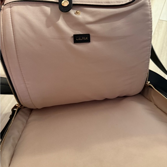 Calpak Black Backpack with Sleek Design and Gold Accents - Picture 4 of 4